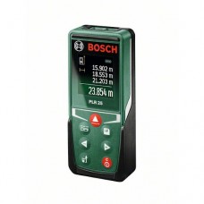 Skaitmeninis lazerinis atstumų matuoklis Bosch PLR 25.
